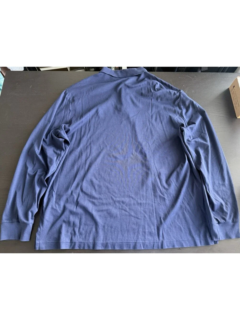 Polo Ralph Lauren NWOT Collared Shirt Men's Cotton Long Sleeve Polo Size XL Blue